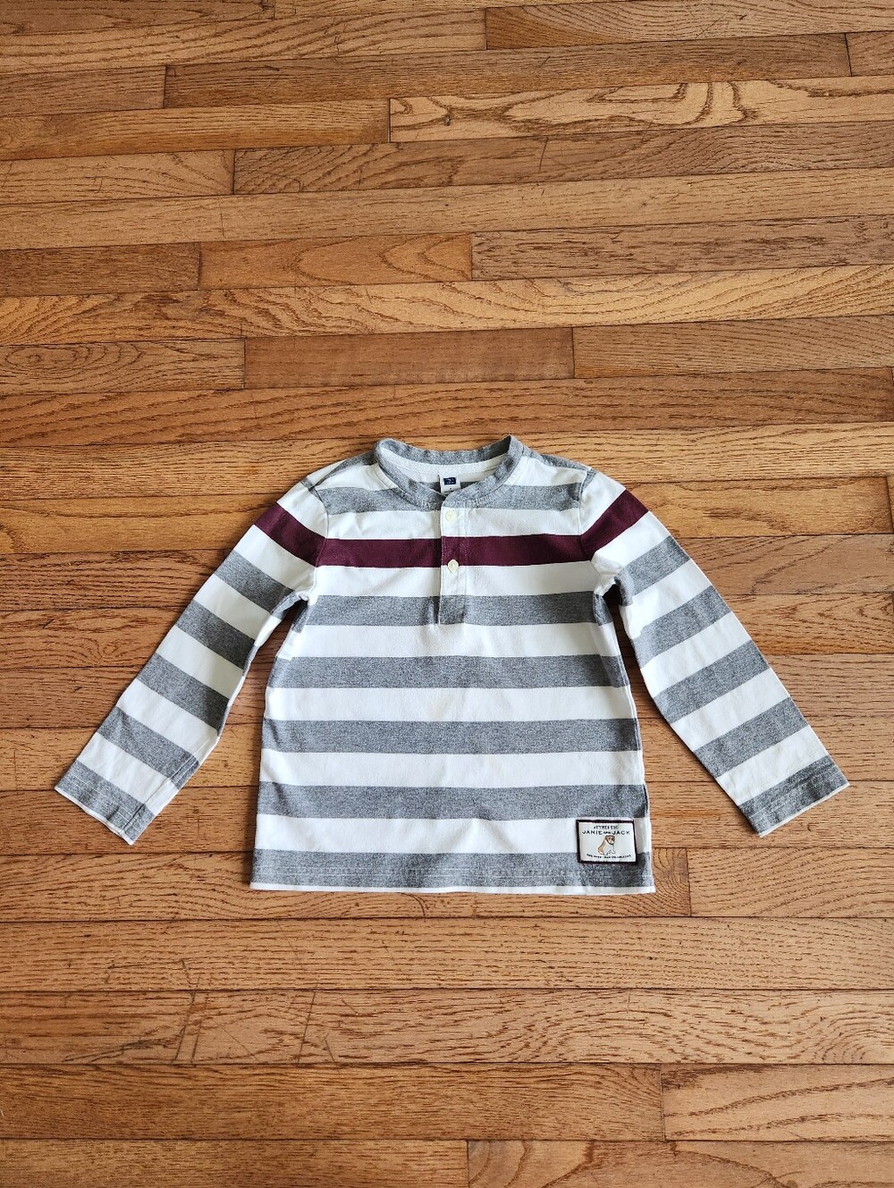 Boys JANIE AND JACK Long Sleeved Shirt Size 4